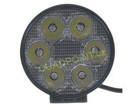 LED světlo na pracovní stroje kulaté - 18w