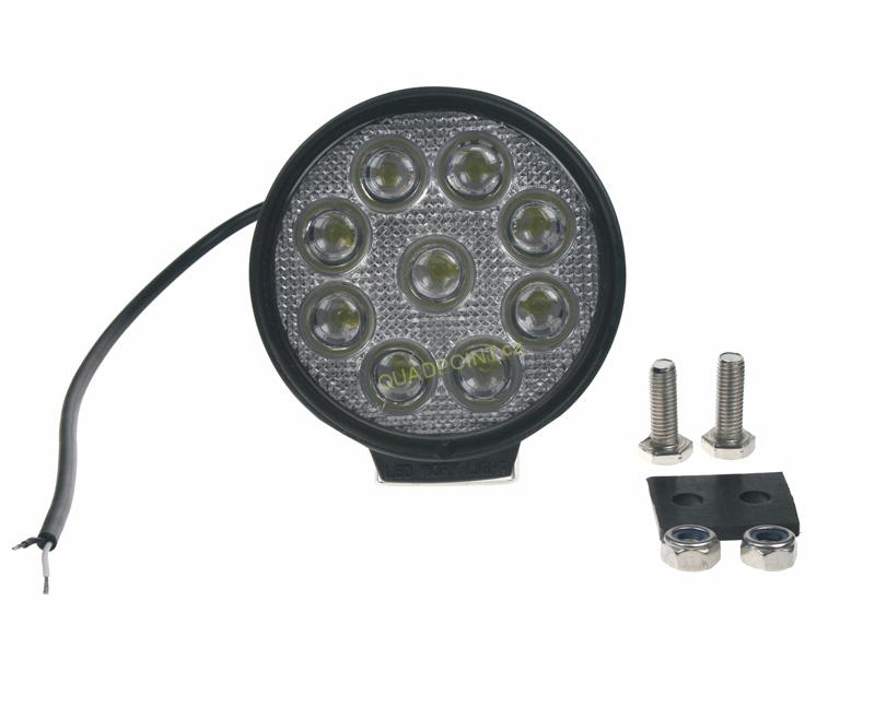 LED světlo na pracovní stroje kulaté 10-30V