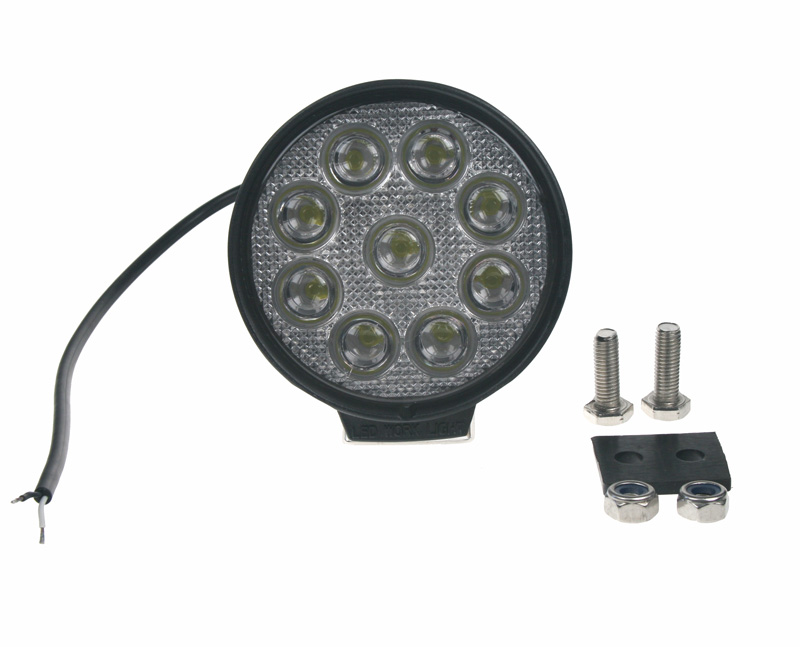 LED světlo na pracovní stroje kulaté 10-30V